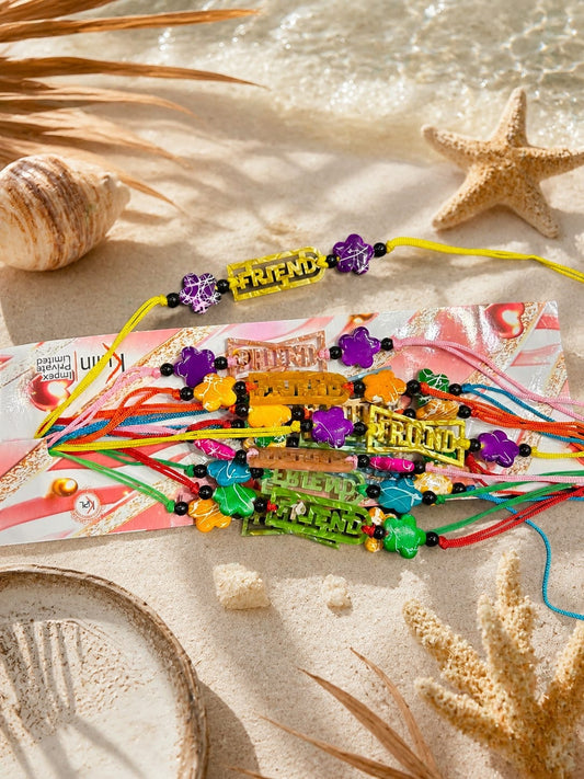 Friendship bands bracelet( pack of 12 pieces)