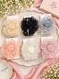 Korean hair accessories flower pin (pack of 12)