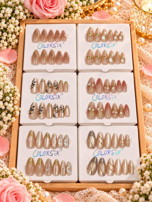 Premium press on nails (pack of 12)
