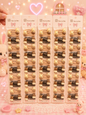 Cute kawaii hair tik Tak clip of kids(pack of 1 strip 10 pair)