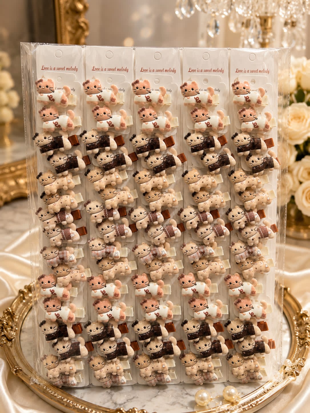 Korean premium hair clip for kids (pack of 10 pair in per strip)