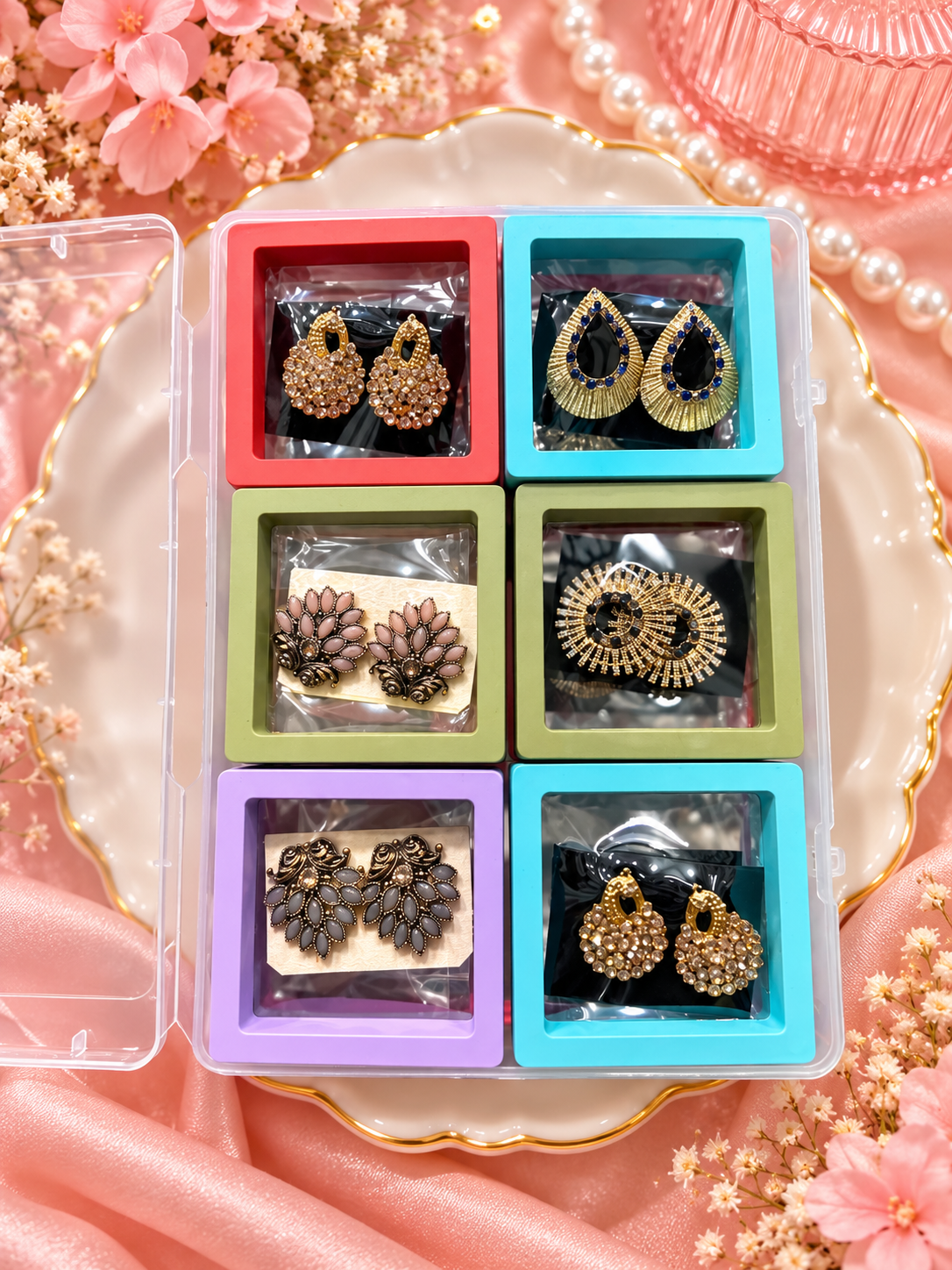 Premium tops (pack of 12) mix design in one box