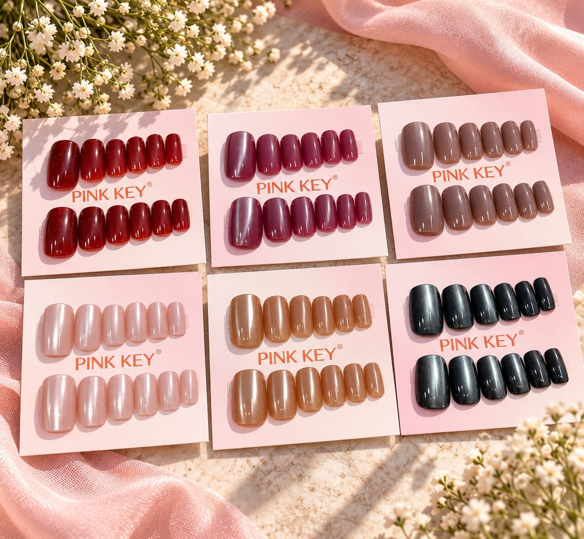Premium press on nails (pack of 12)