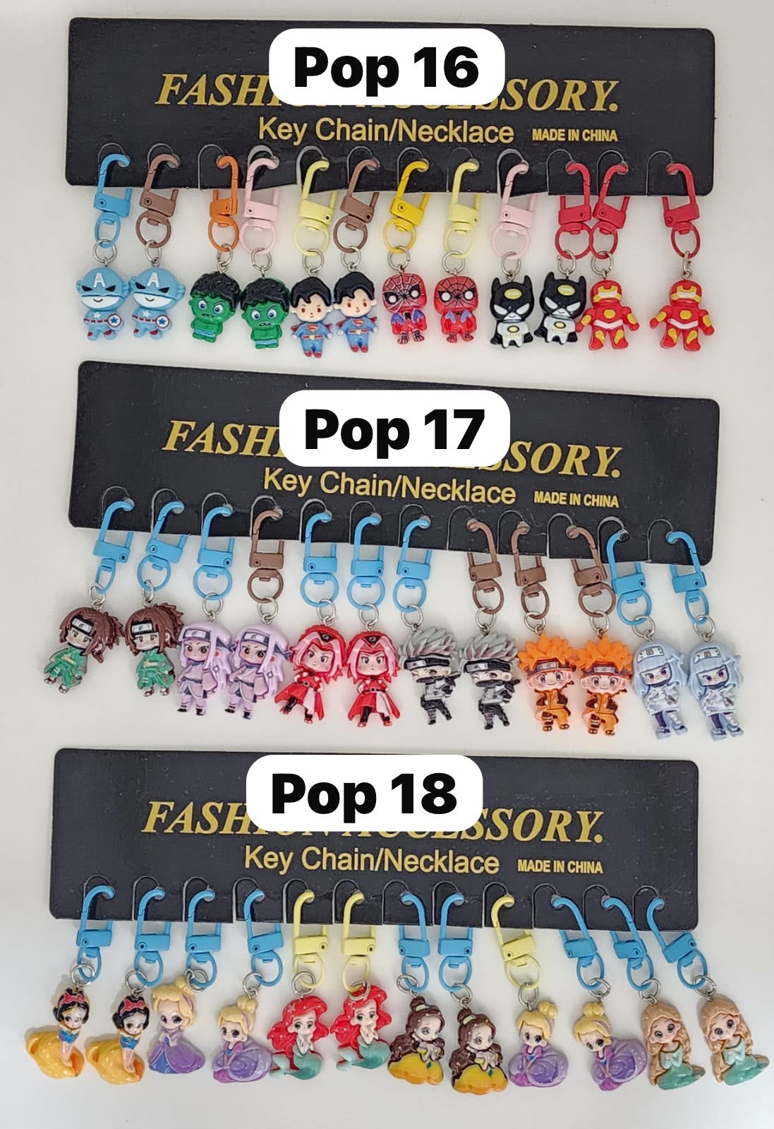 Korean mini bag charms (pack of 3 dozen )random design