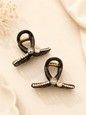 Premium Korean Crystal Hair Claw Clip – Elegant Rhinestone Hair Accessory for Women(pack of 12)