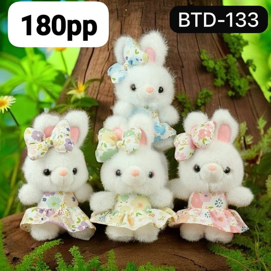 Plushies soft toy keychain (pack of 6)