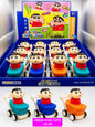 Crayon Shinchan Press & Go Cartoon Toy Car | Push Action Mini Stroller Toy for Kids(pack of 12)