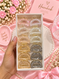 Korean crystal work clutcher for party ( pack of 12)