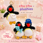 Premium plushies keychain (pack of 6) chu chu plushies