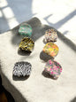 Korean Style Star Cut Mini Hair Claw Clips – Cute Printed Hair Clutcher for Girls & Women( pack of 12)