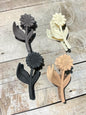 🌿 Korean Calla Lily Hair Claw Clip – Matte Floral Hair Clutcher for Women & Girls(pack of 12)