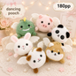 Premium plushies keychain ( pack of 6) with dancing pooch