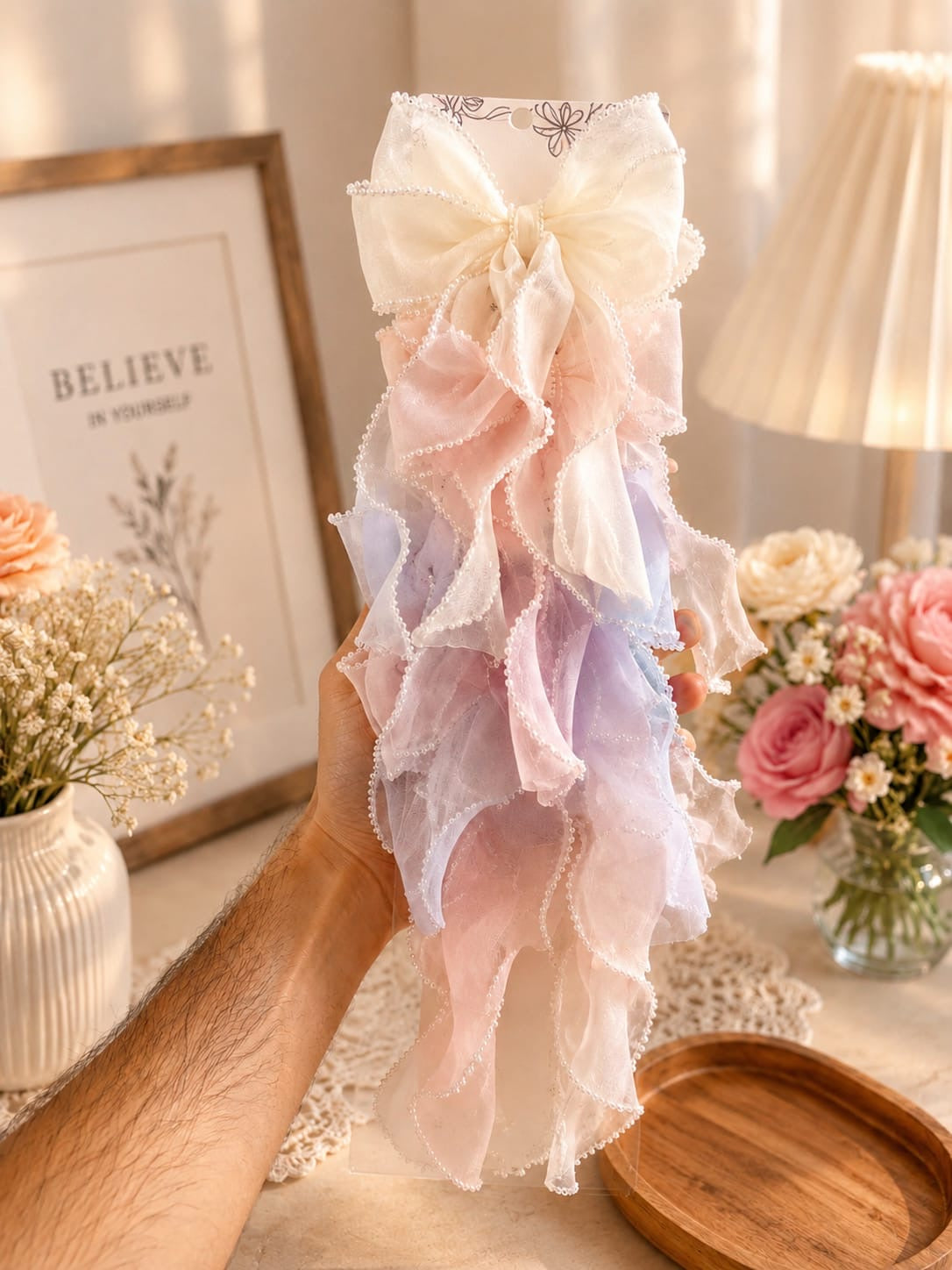 Korean premium hair bow (pack of 5)