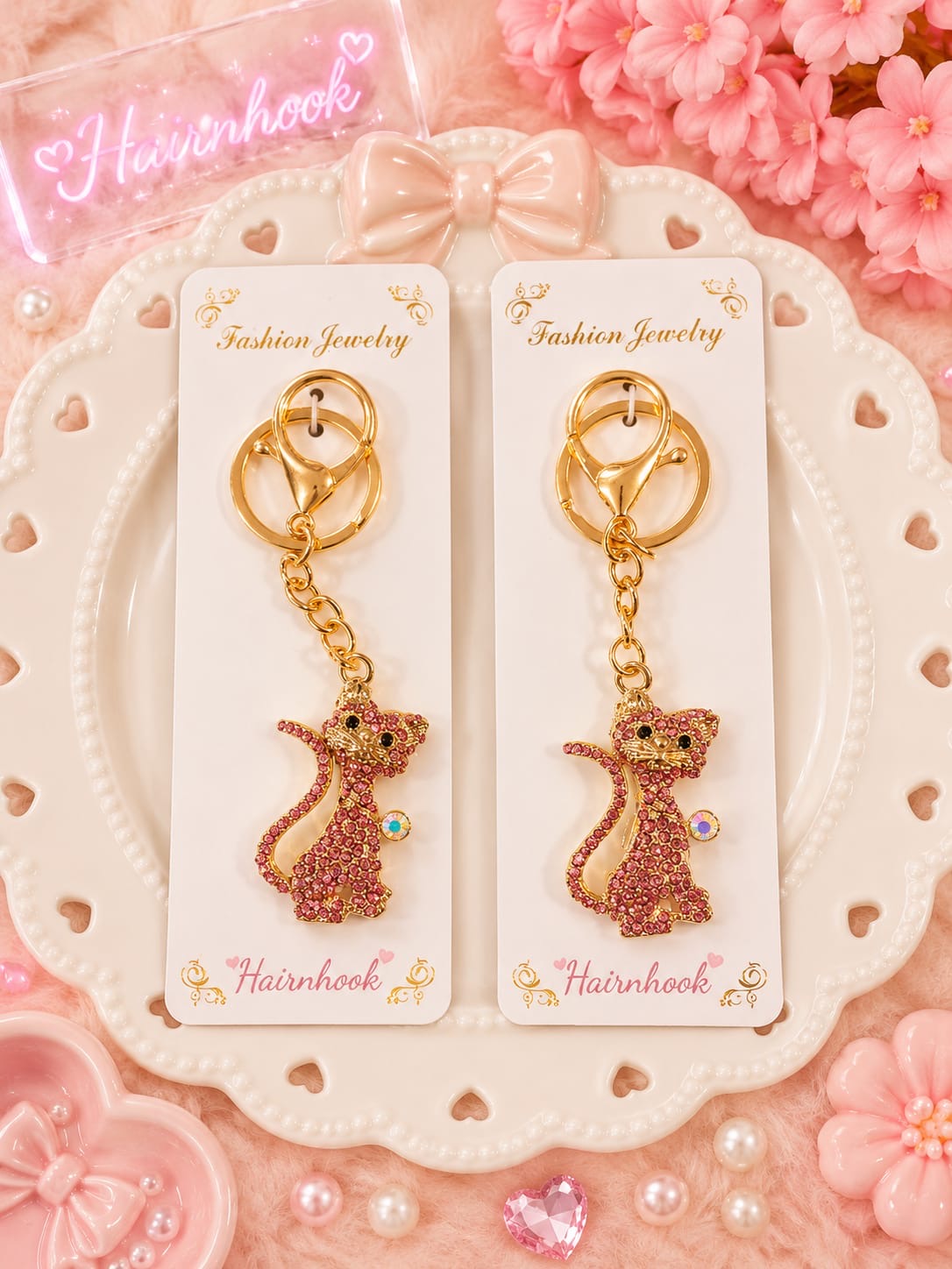 Premium stone keychain (pack of 3)