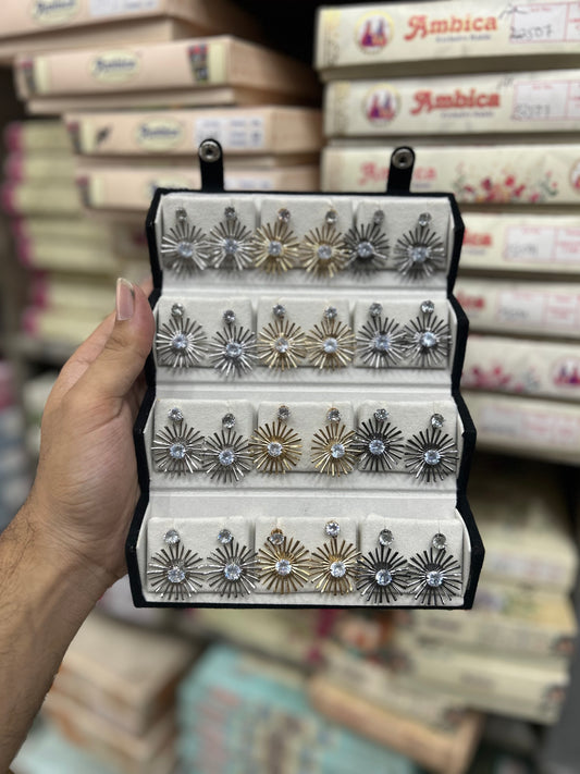 Korean trending earrings box (pack of 12 earrings)