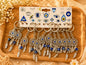 Premium evil eye keychain (pack of 12)