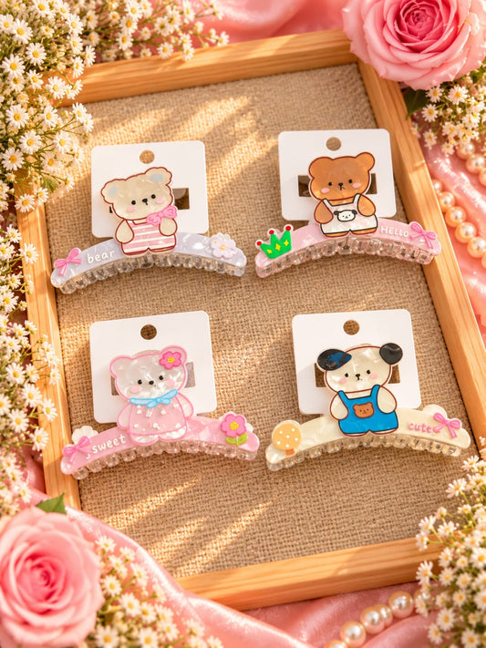 Acrylic big size cluchter (pack of 12)