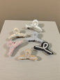 Luxury Fur Rhinestone Hair Claw Clip – Winter Soft Fluffy Hair Accessory for Women( pack of 12)