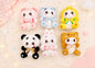 Plushies soft toy keychain (pack of 6)