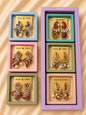 Indian style earrings for woman (pack of 6)