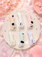 New acrylic premium banana clip (pack of 12)