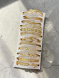 Korean stainless steal bracelet (pack of 12)mix design