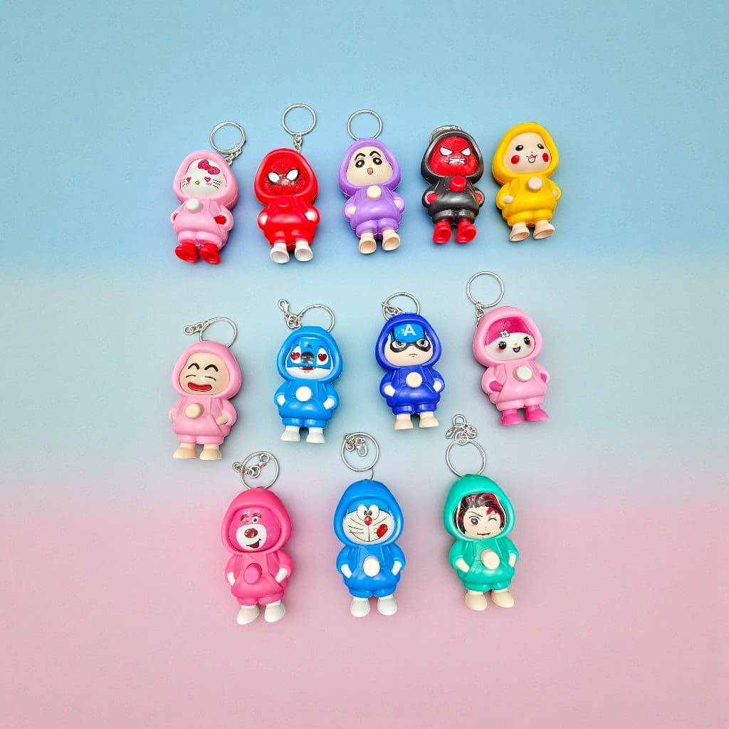 Face changing keychain small size ( pack of 24)