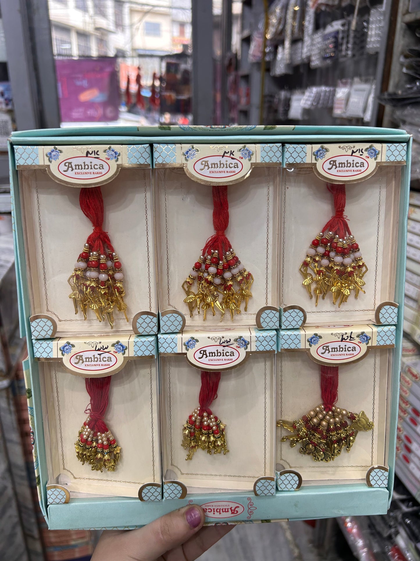 Premium lumba rakhi for bhabhi (pack of 12 lumba)