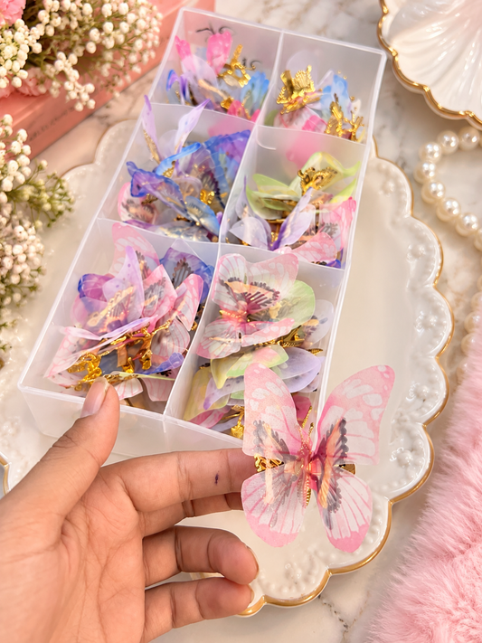 Hair butterfly pin for kids (pack of 50)