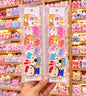 Korean premium medium size acrylic cluchter ( pack of 12)