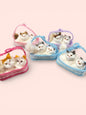 Cute Fluffy Cat Basket Miniature – Decorative Toy Set tune + lighting ( pack of 6)