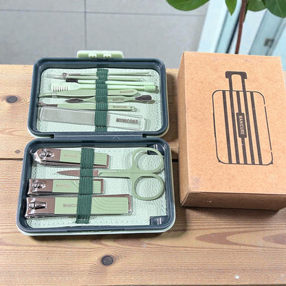Mini Suitcase Manicure Kit – Portable Nail Care Set