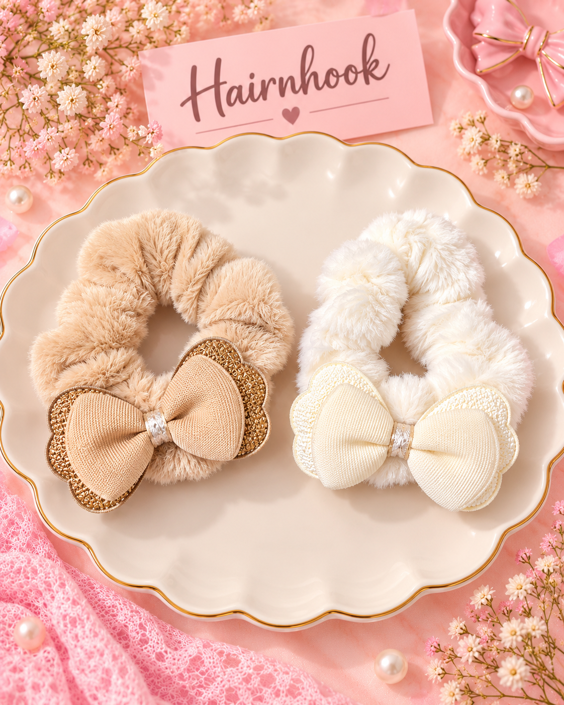Korean premium scrunchie (pack of 12)