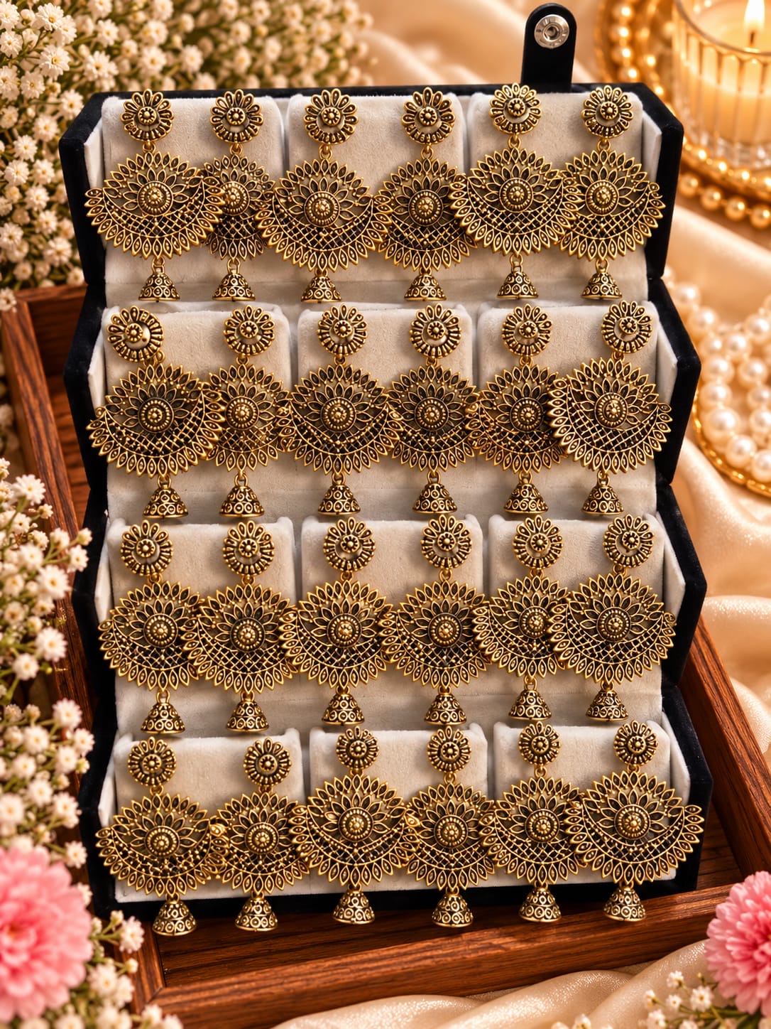Most viral product earrings combo box (pack of 12 )