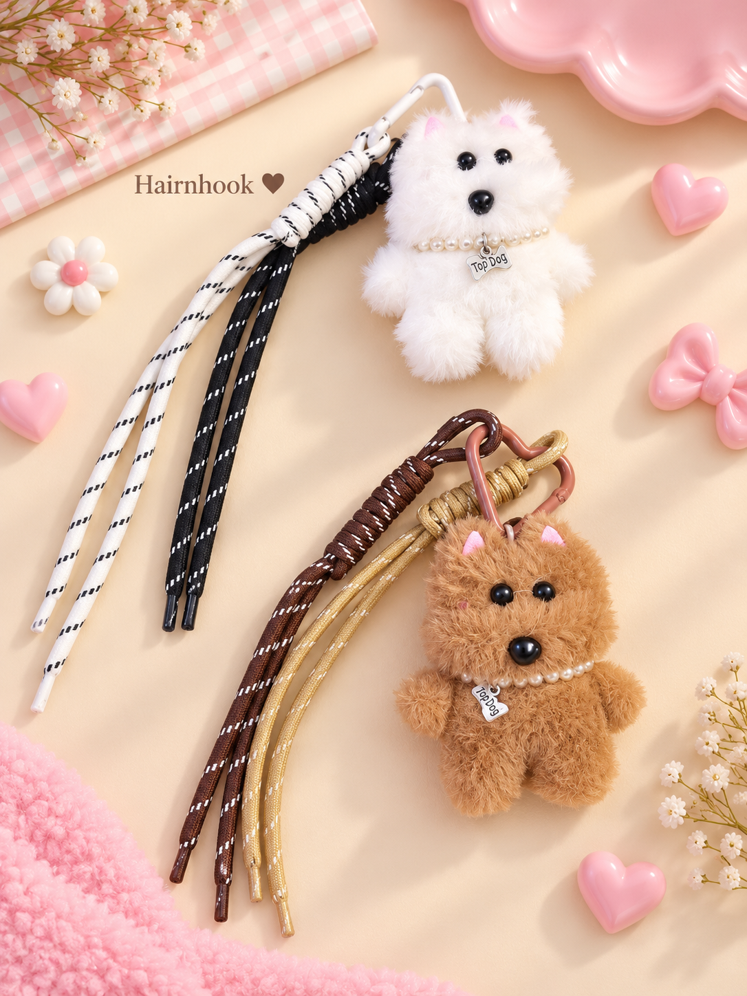 Medium size plushies bag chamrs (pack of 12)