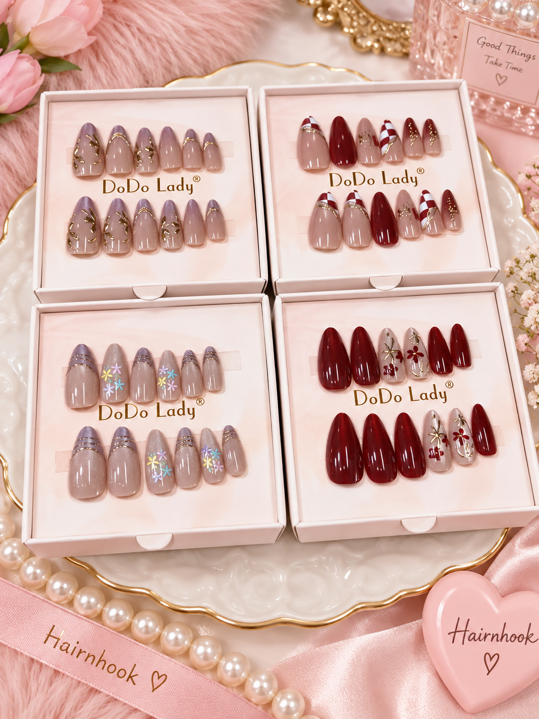 Premium press on nails ( pack of 12)