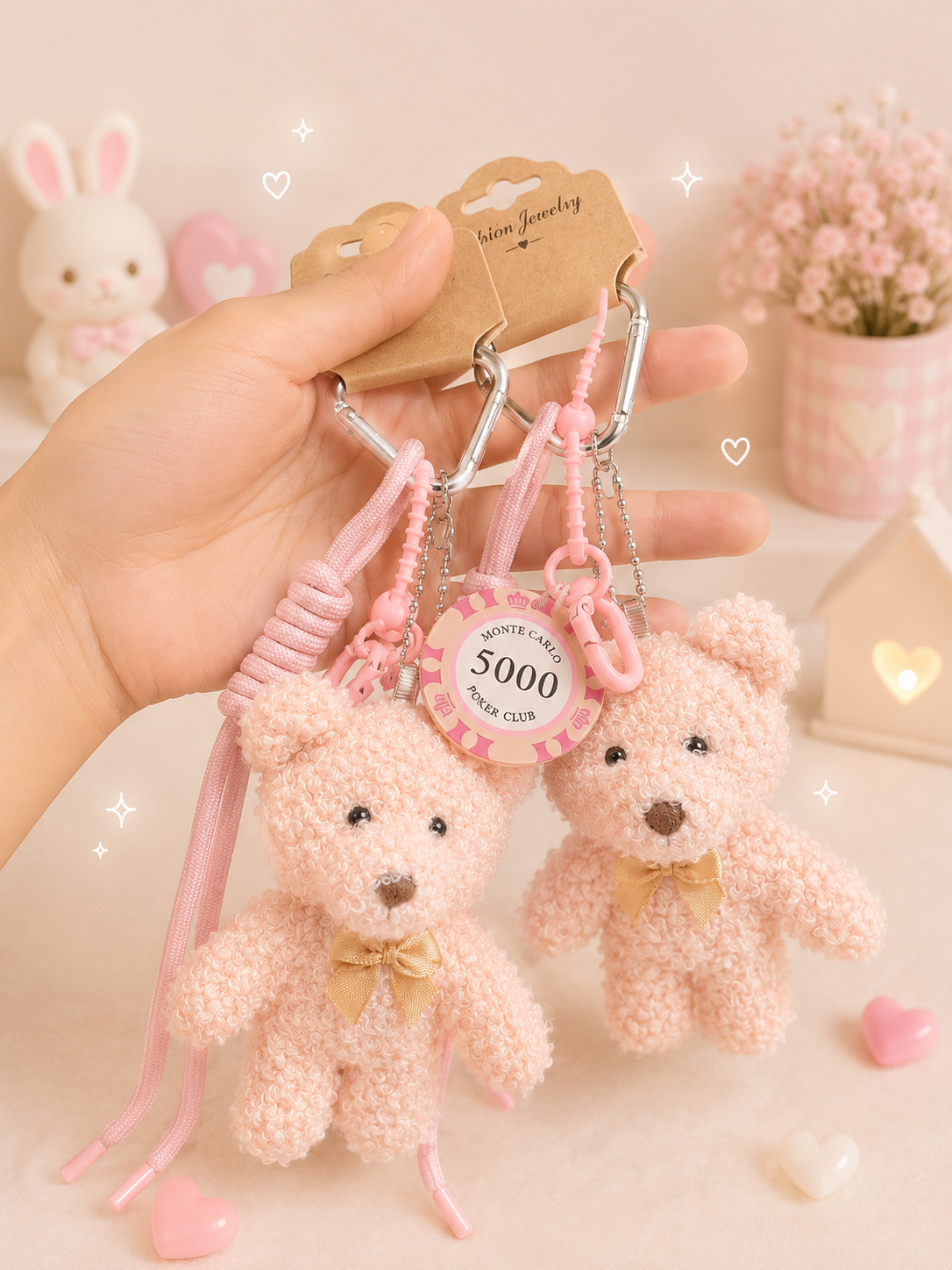 Bag charms for bags ( pack of 3)