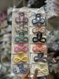 Korean Loop Design Banana Hair Clips Set (pack of 12)