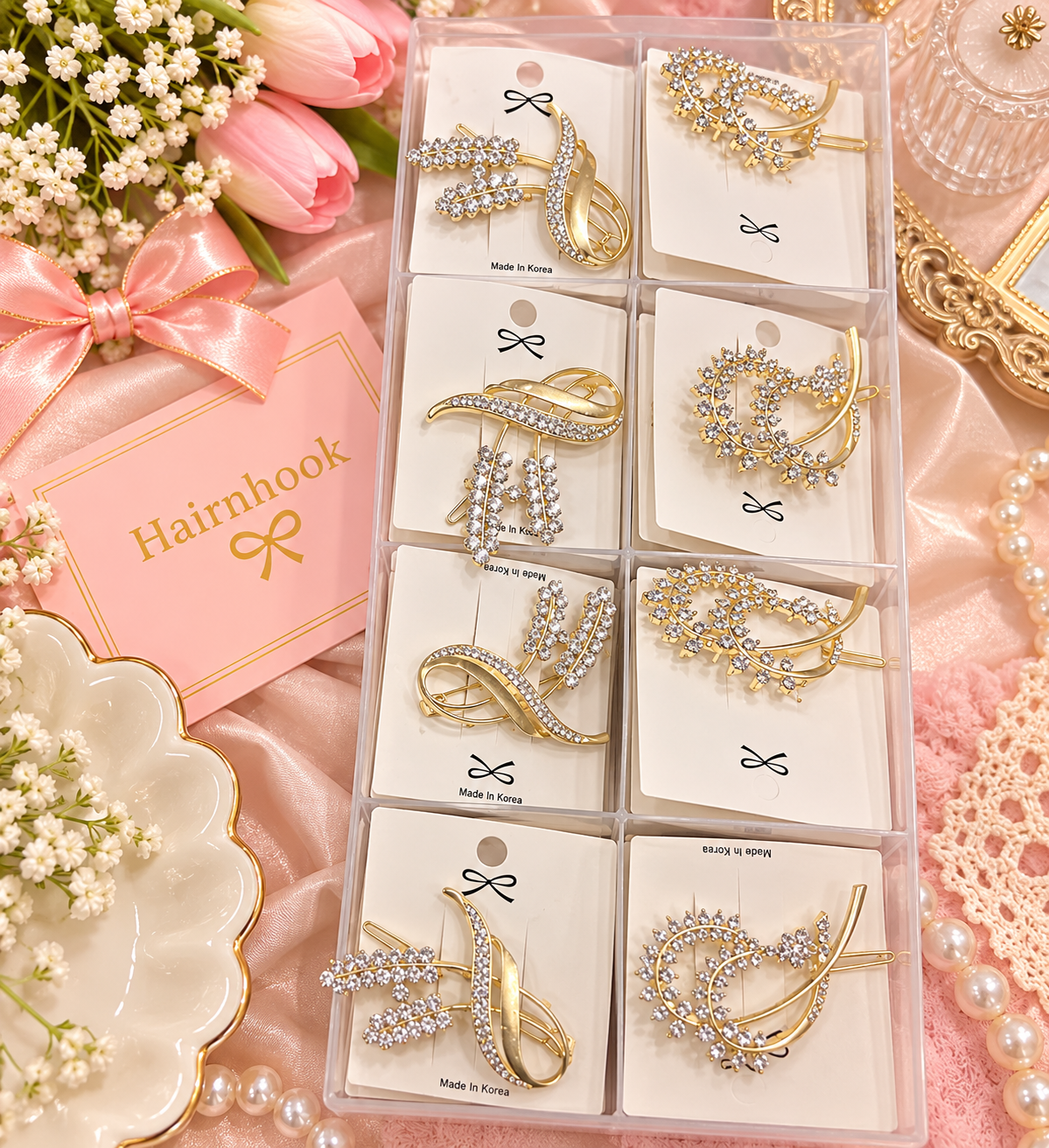 Korean premium hair pin box ( pack of 24 piece)
