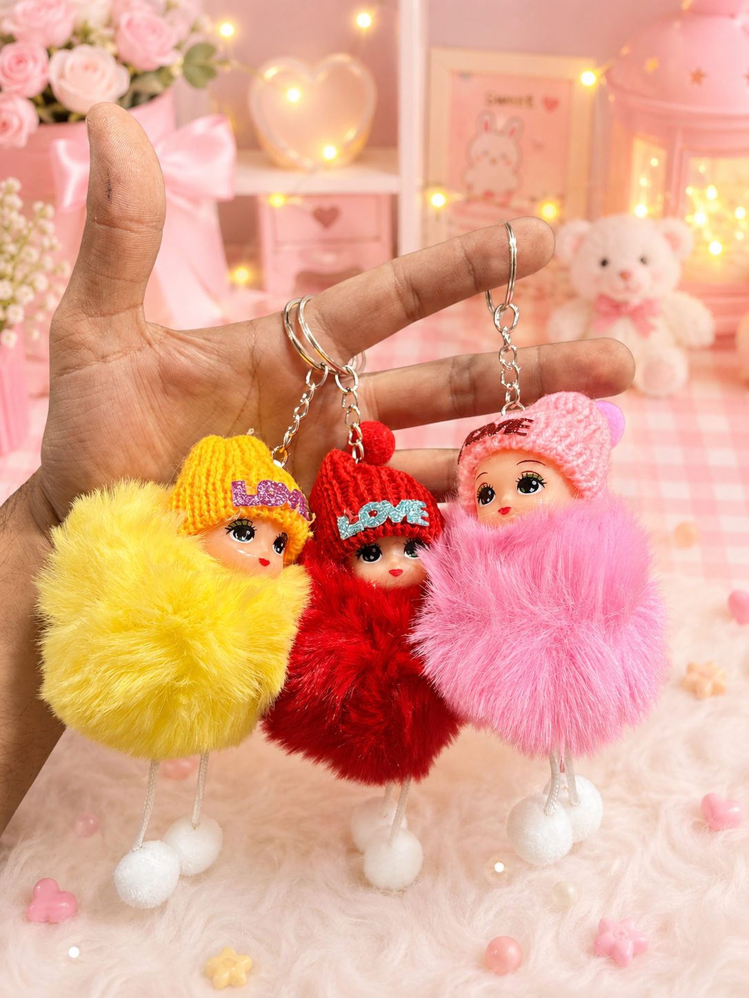 Dolls keychain (pack of 12)