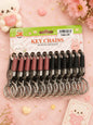 Korean premium hook keychain (pack of 12)