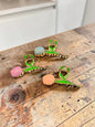 Cute Tulip Flower Hair Clip – Korean Style Metal Barrette(pack of 12)