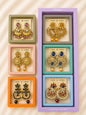 Indian style earrings for woman (pack of 6)