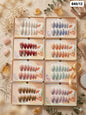 Premium Press-On Nails Set – Glossy Glitter Ombre False Nails (pack of 12 sets)