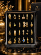 Premium Gold-Plated Adjustable Ring Set – 24 Luxury Statement Designs | Korean Fashion Jewelry Collection(pack of 24)
