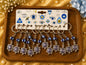 Premium evil eye keychain (pack of 12)