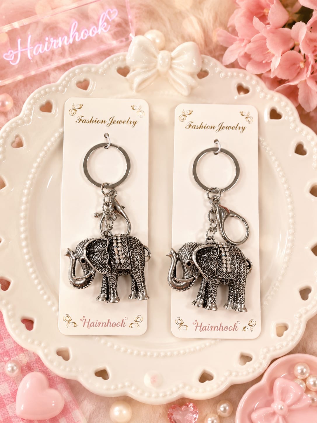 Premium stone keychain (pack of 3)