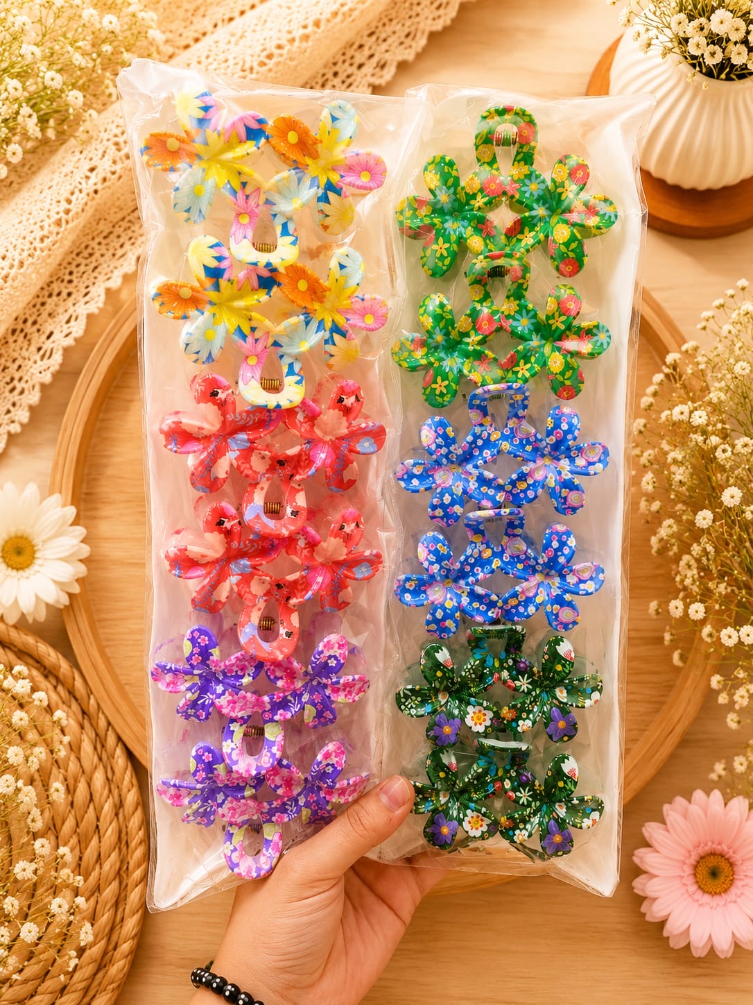 Korean clutcher for girls (pack of 12)