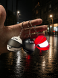 KMD Mini Helmet LED Keychain – Stylish Bike Helmet Key Ring with Light(pack of 6)