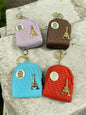 Backpack Style Coin Pouch Keychain – Cute LOVE Charm Small Wallet( pack of 12)